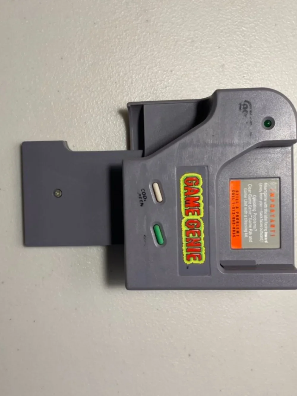 Nintendo Game Boy Game Genie Galoob Model 7359 + Complete Codebook